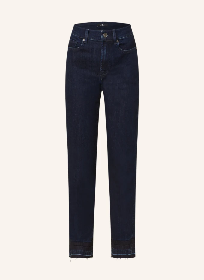 

Джинсы 7/8 the straight crop 7 For All Mankind, синий