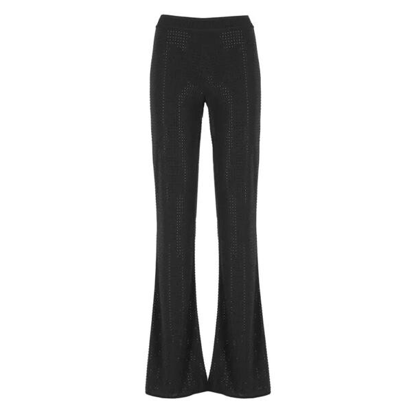

Брюки pants with strass Versace Jeans Couture, черный