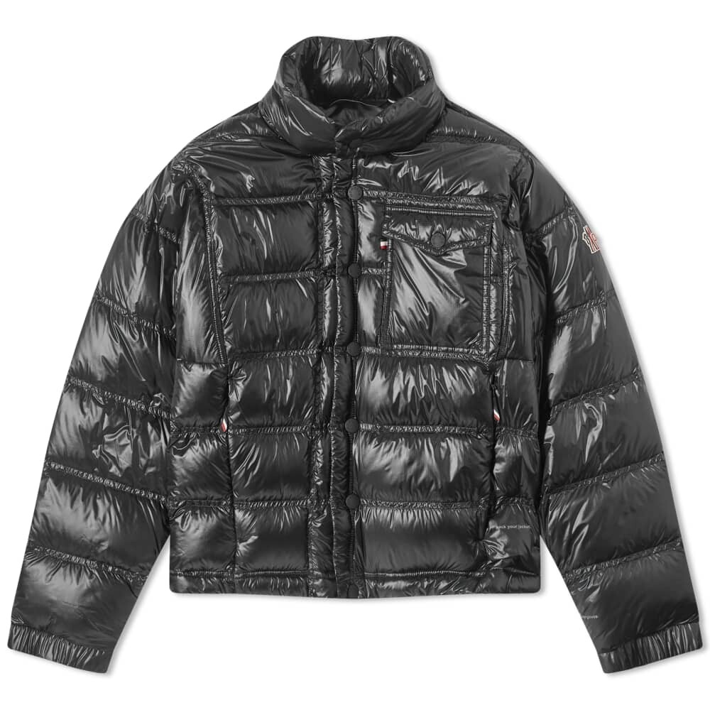 

Moncler Grenoble Raffort Куртка из микро-рипстопа, черный