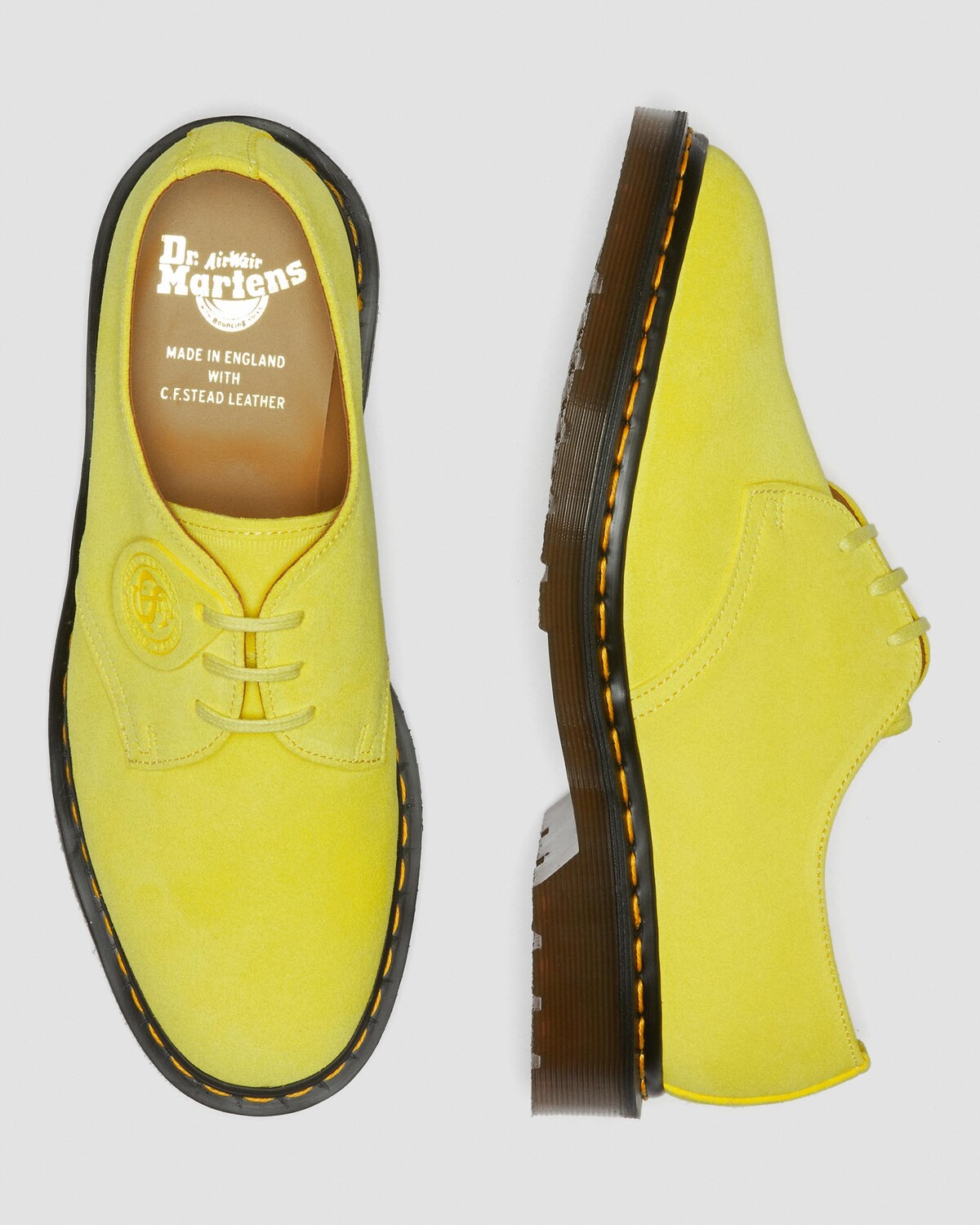 

1461 Сделано в Англии Замшевые оксфорды Buck Dr. Martens