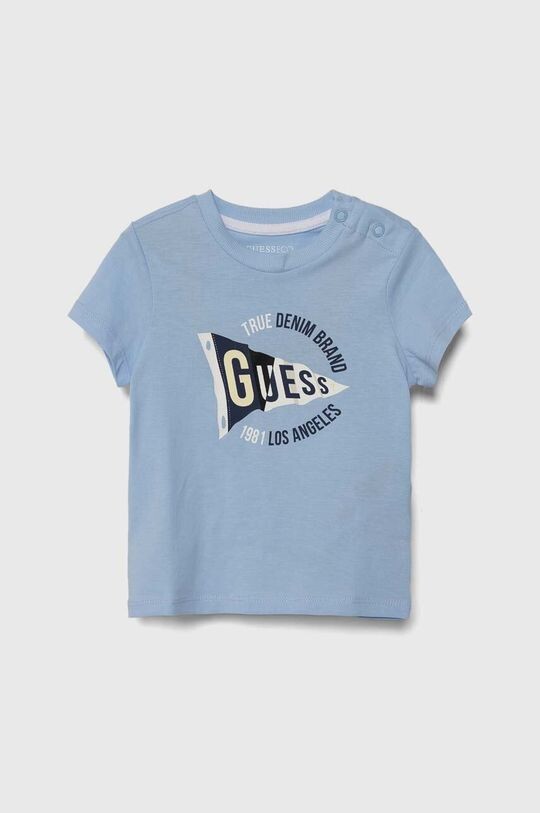 

Guess Детская хлопковая футболка, синий