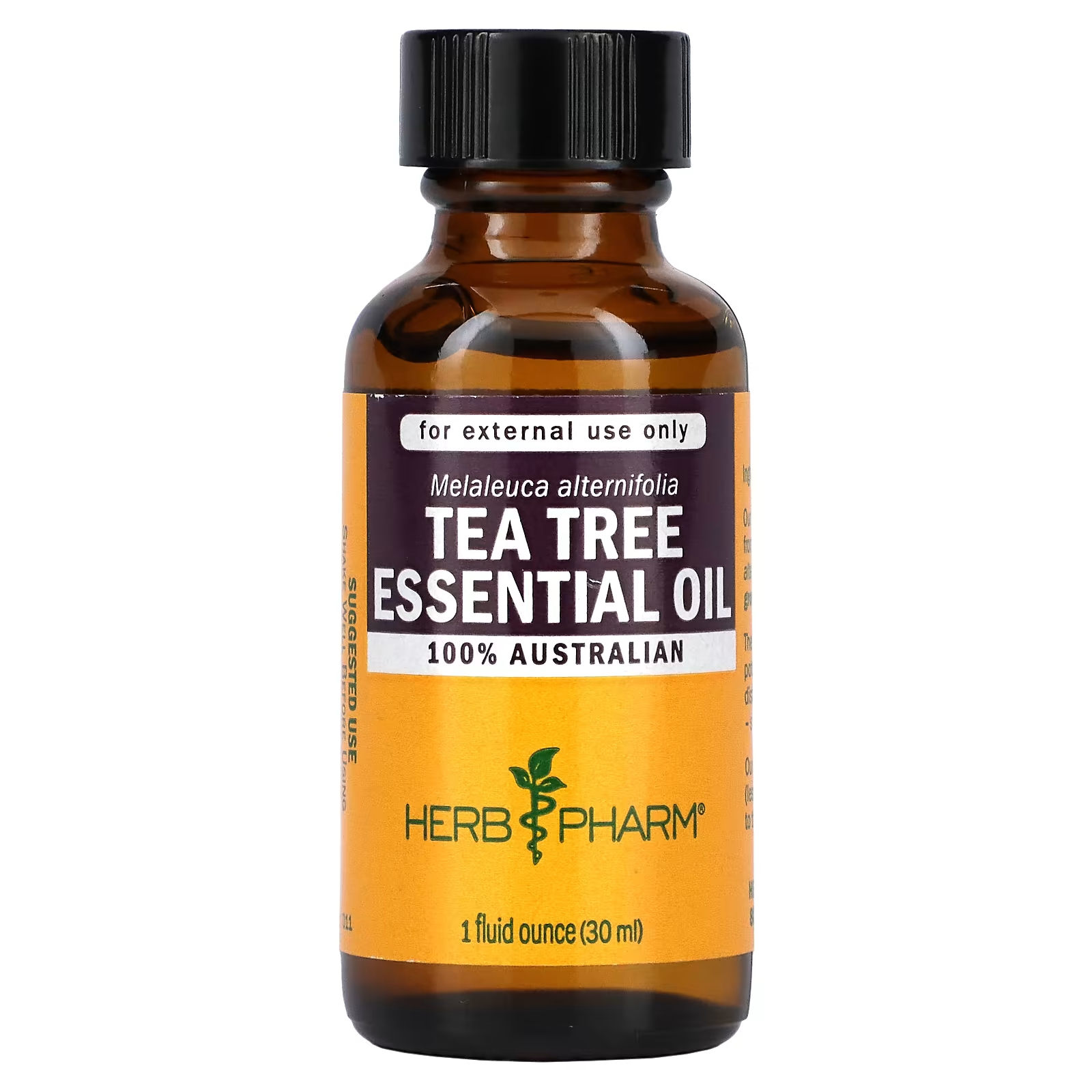 Herb Pharm Эфирное масло чайного дерева, 1 жидкая унция (30 мл)