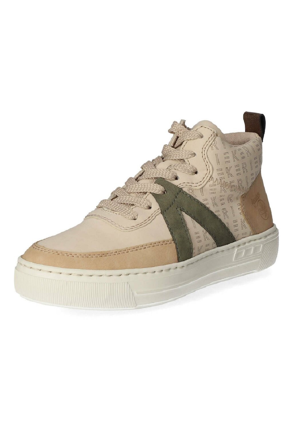 

Высокие кеды Rieker, цвет beige