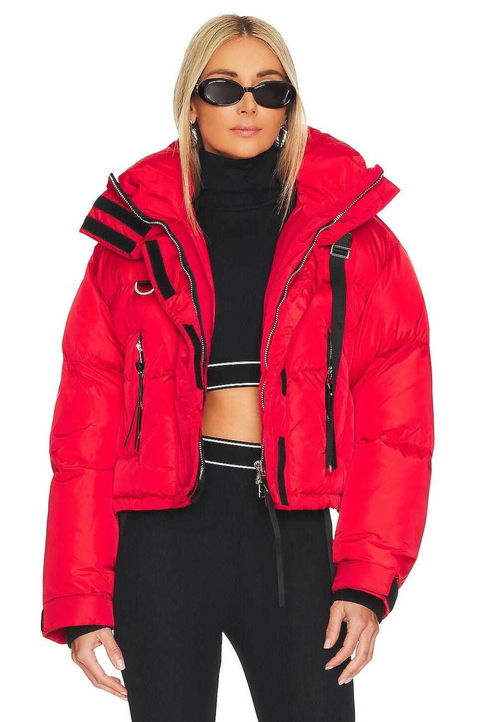 Пуховик Shoreditch Ski Club Willow Short Puffer, красный