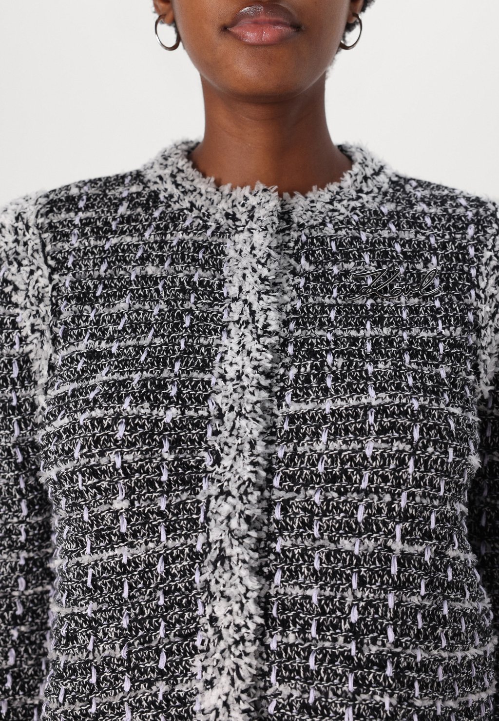 

Кардиган BOUCLE CARDIGAN KARL LAGERFELD, черный