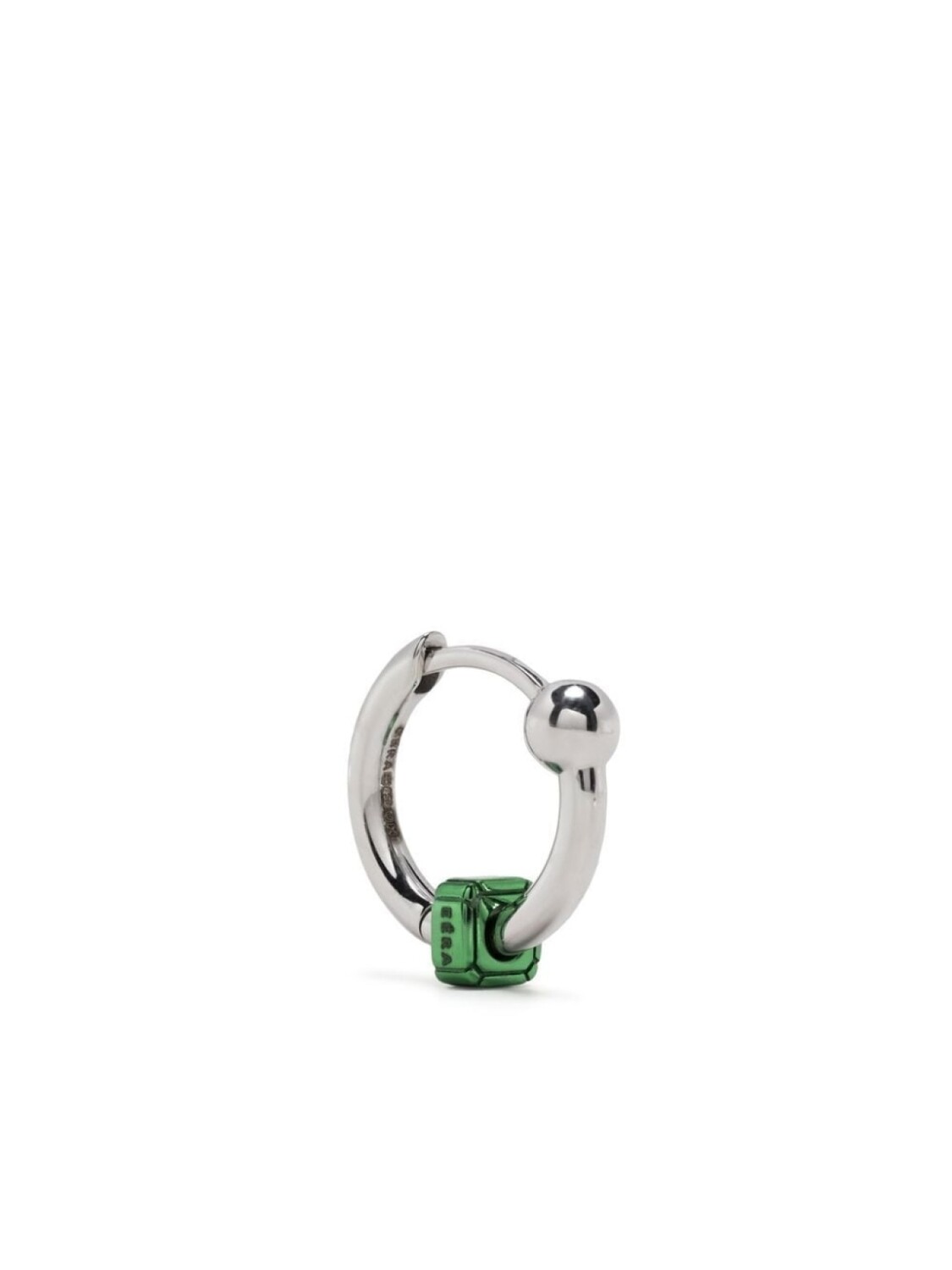 

Серьга-кольцо Square из белого золота EÉRA, серебряный