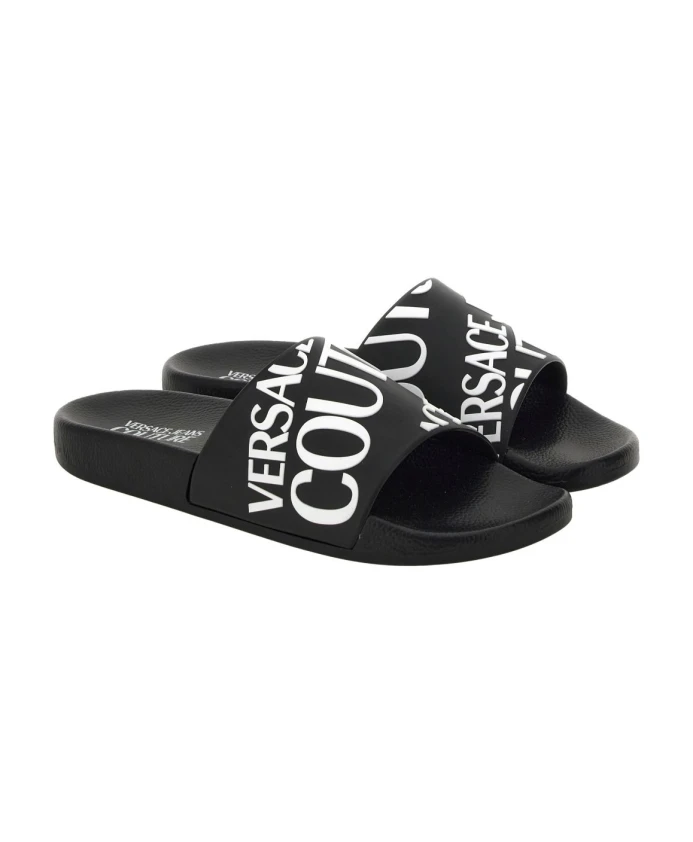 

Липкие шлепанцы Versace Jeans Couture, черный