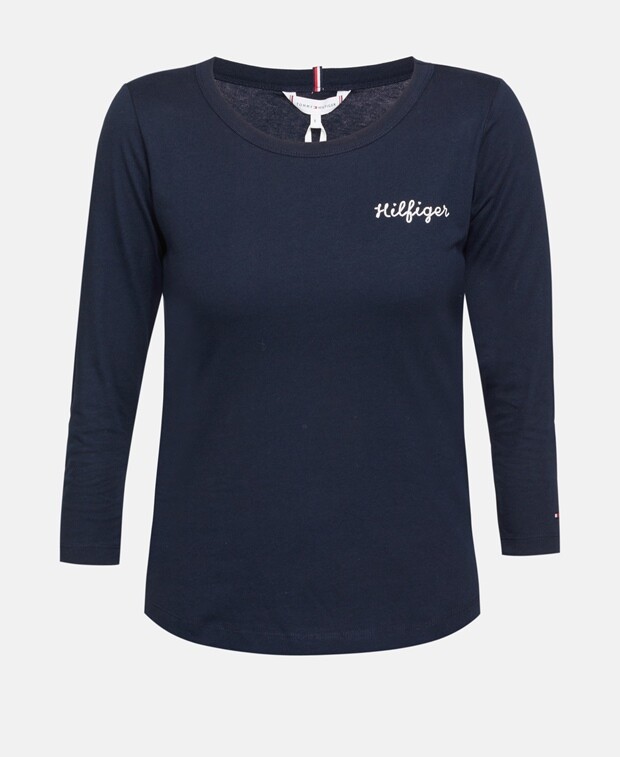 

Топ с длинными рукавами Tommy Hilfiger, темно-синий