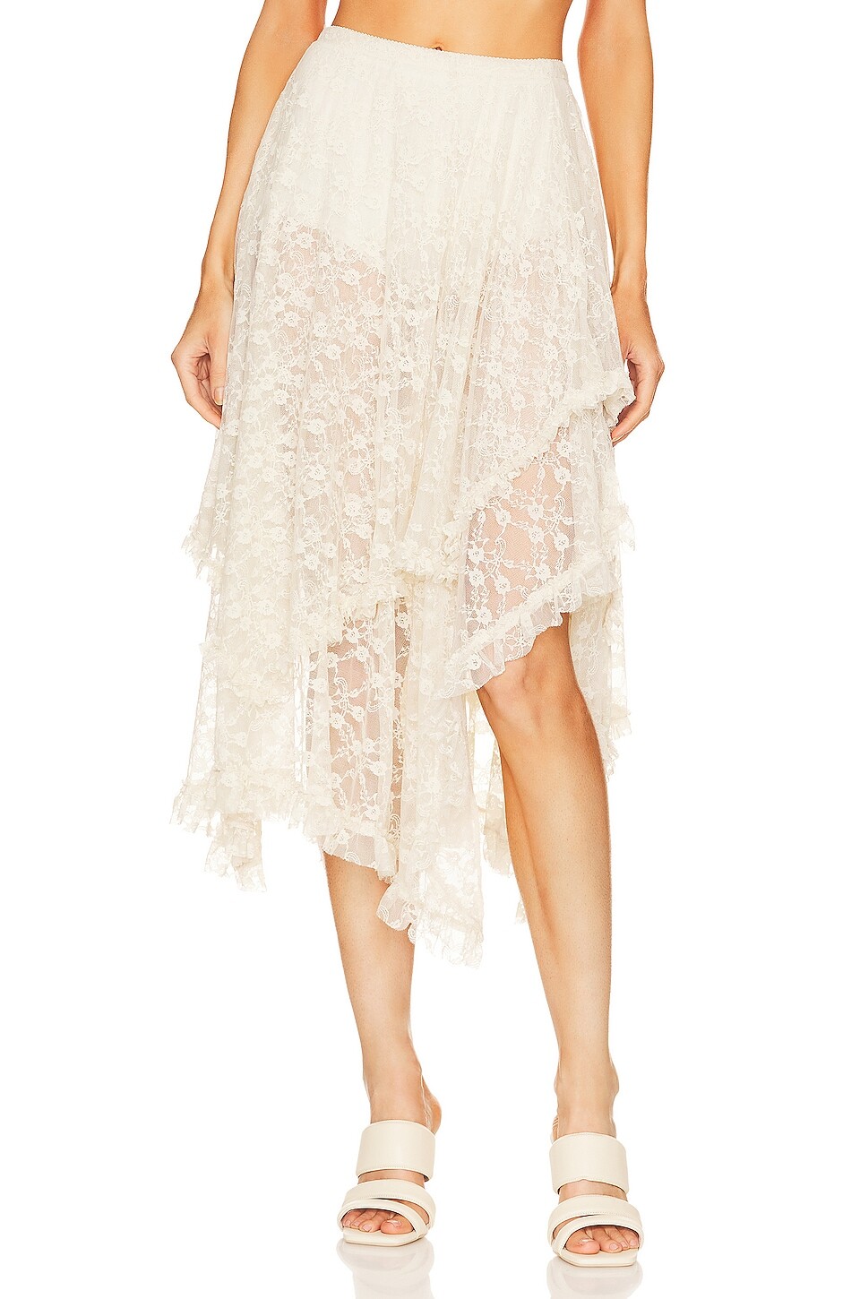 

Юбка Free People X Intimately FP French Courtship, цвет Tea