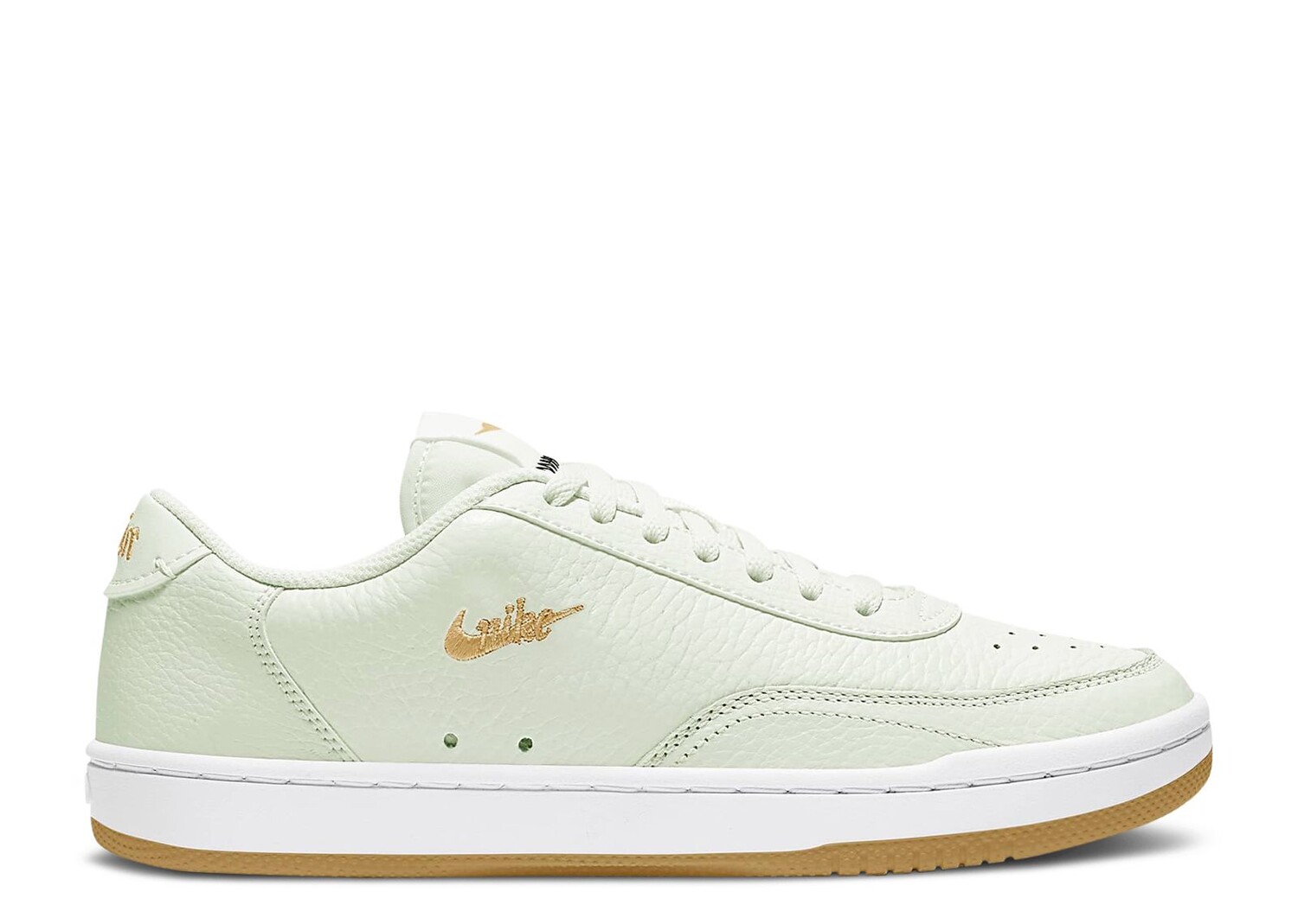 

Кроссовки Nike Wmns Court Vintage Premium 'Summit White Metallic Gold', зеленый