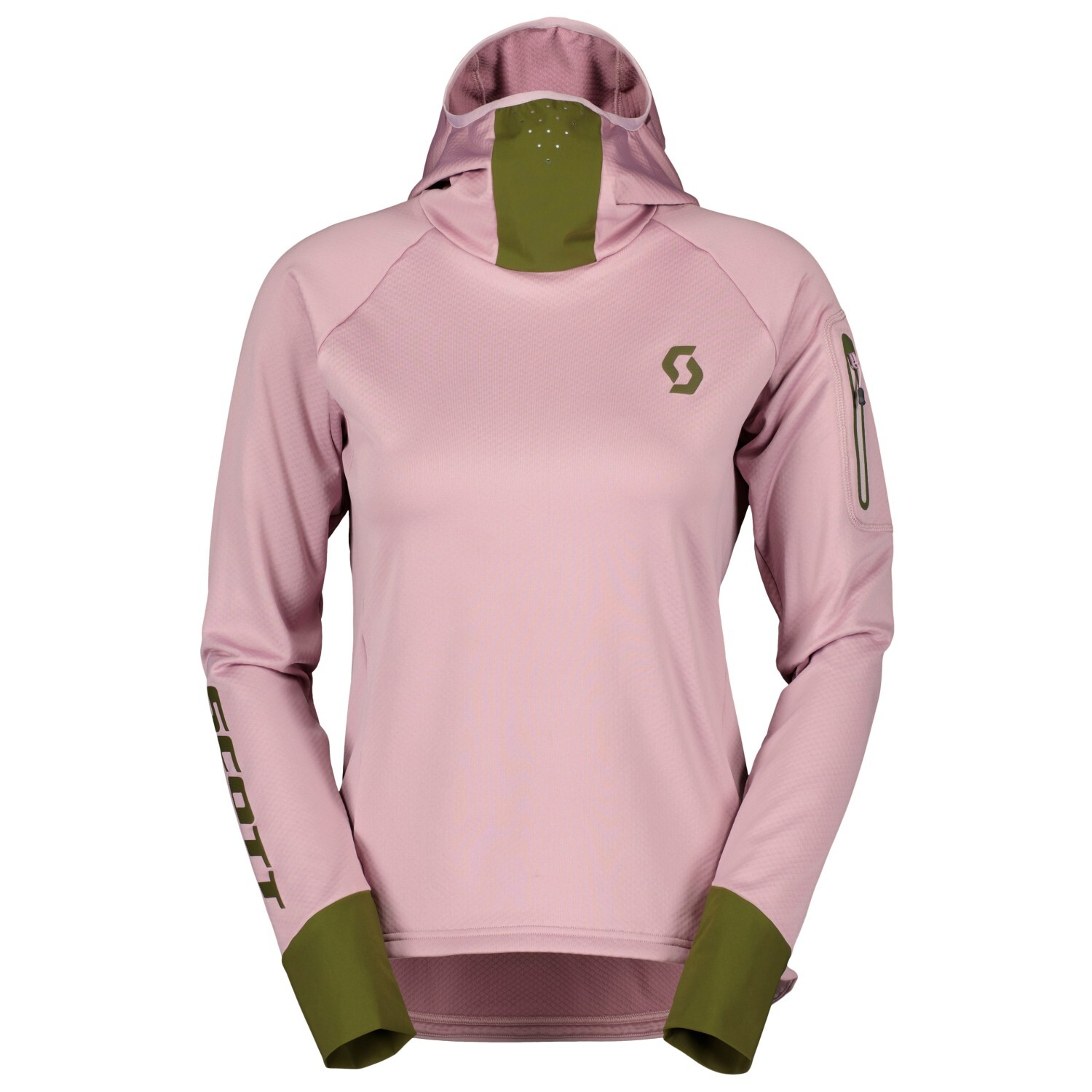 

Велосипедный трикотаж Scott Hoody Trail Storm L/S, цвет Cloud Pink