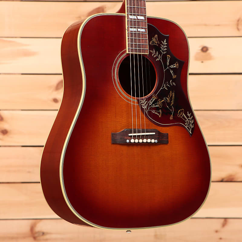 Акустическая гитара Gibson 1960 Hummingbird Light Aged - Heritage Cherry Sunburst-22693047 цена и фото