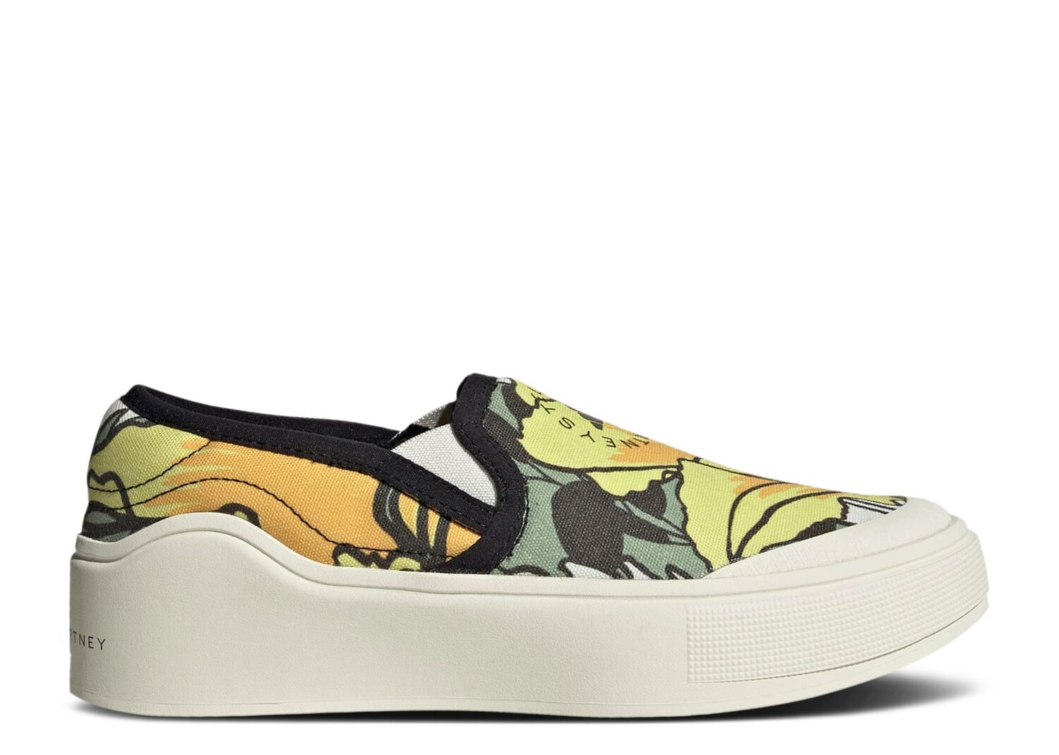 

Кроссовки adidas Stella Mccartney X Wmns Court Slip-On 'Floral', зеленый