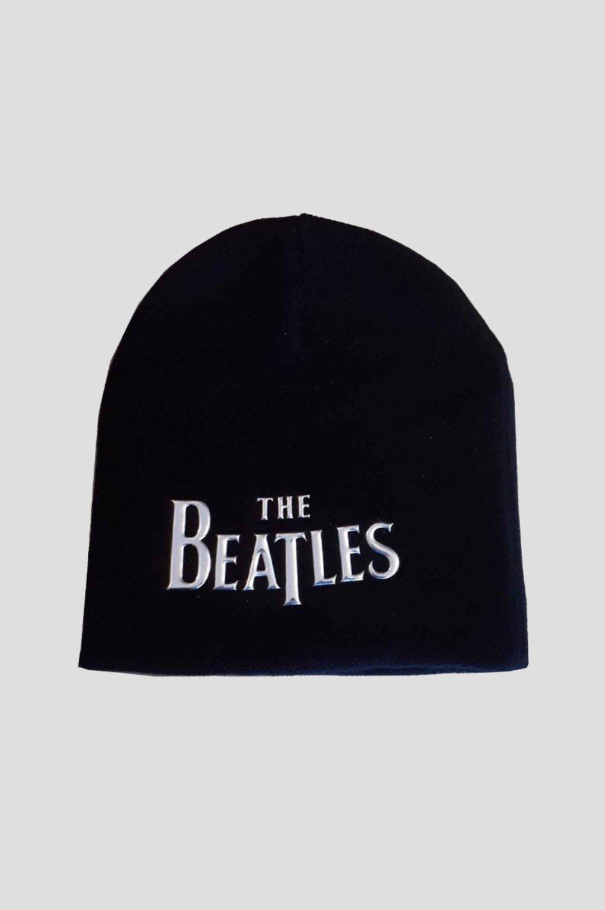 Серебряная шапка-бини с логотипом T Band и логотипом Sonic Beatles, черный