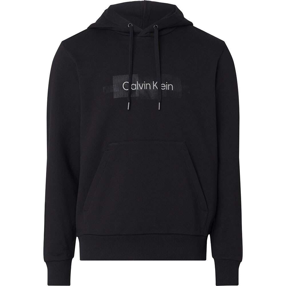 

Худи Calvin Klein Box Striped Logo, черный