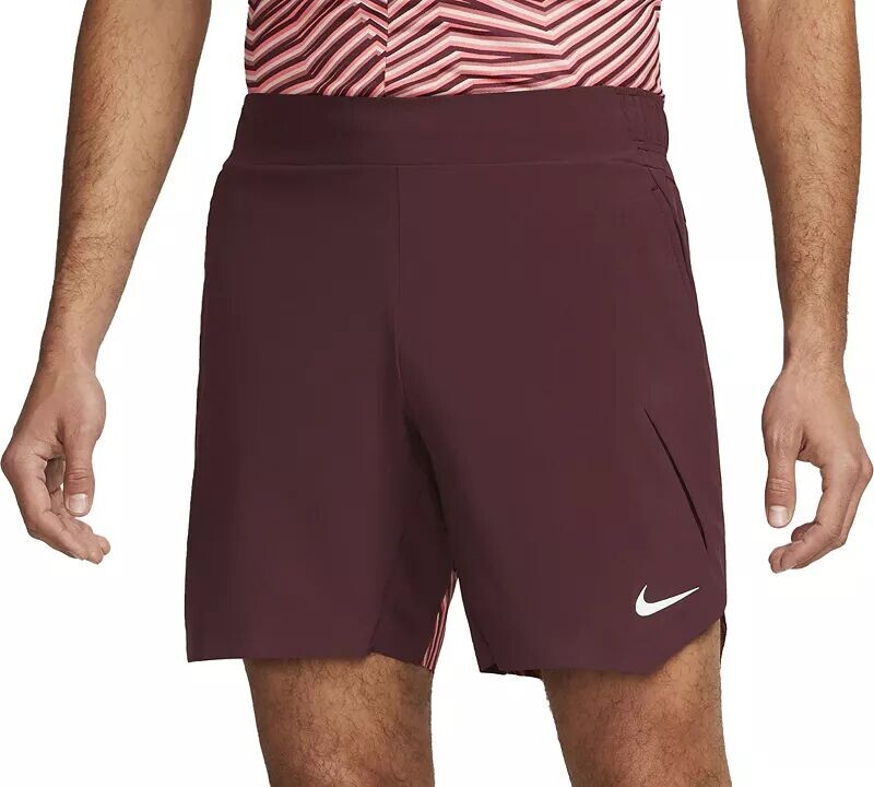 

Мужские шорты NikeCourt Dri FIT Slam, бордовый
