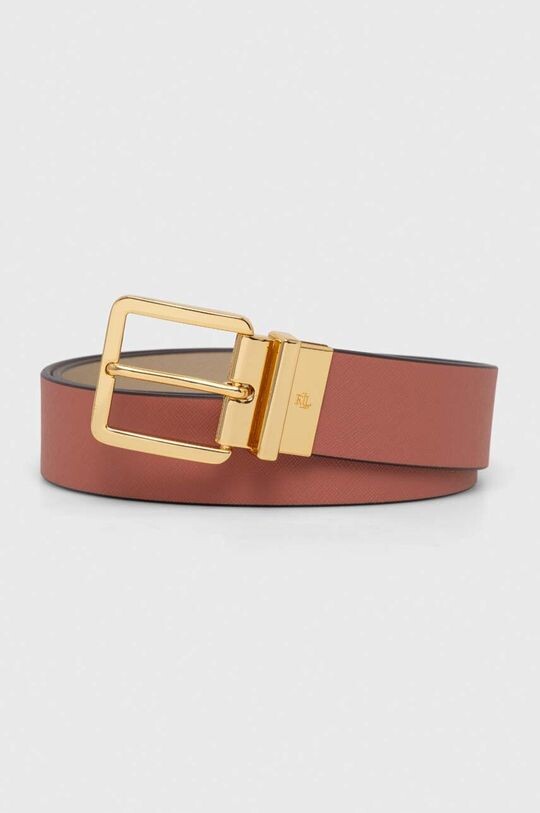 

Кожаный ремень Lauren Ralph Lauren, розовый