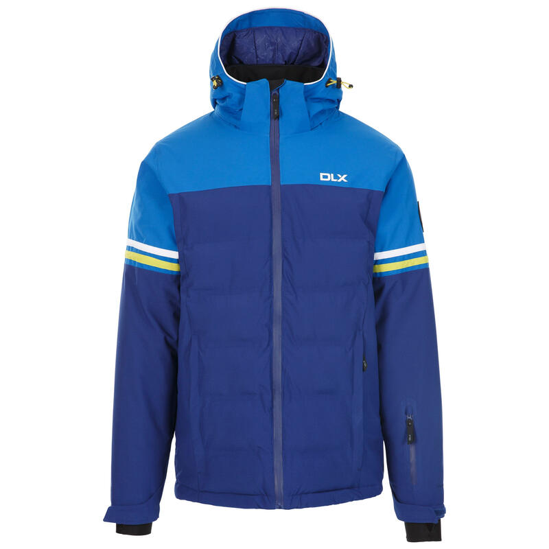 Мужская лыжная куртка DLX Deacon, синяя TRESPASS, цвет azul мужская лыжная куртка bowie темно синяя trespass цвет azul