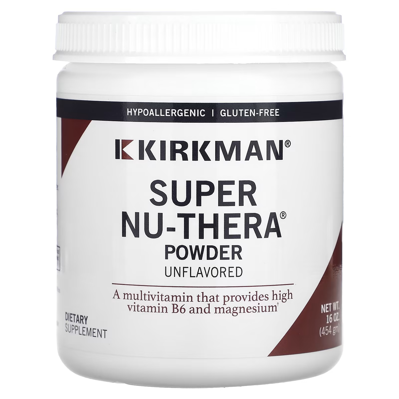 Порошок Kirkman Labs Super Nu-Thera мицелизированные капли kirkman labs витамина а 30 мл