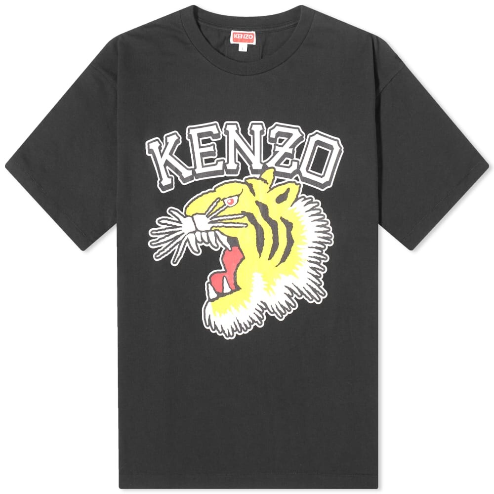 

Большая футболка Kenzo Varsity Tiger, черный