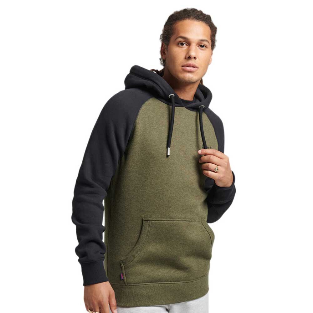 

Худи Superdry Vintage Logo Emb Baseball, серый
