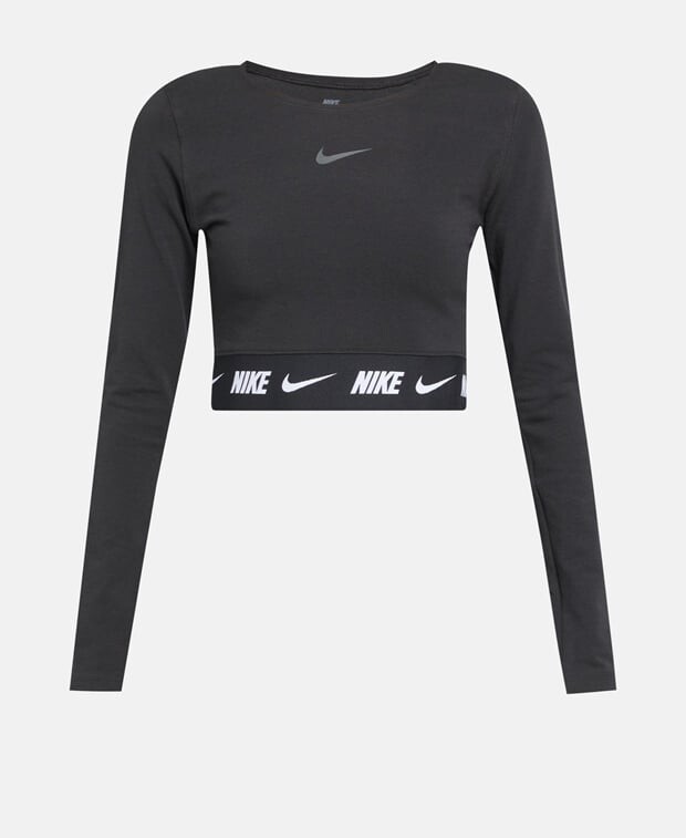 

Топ с длинными рукавами Nike, черный