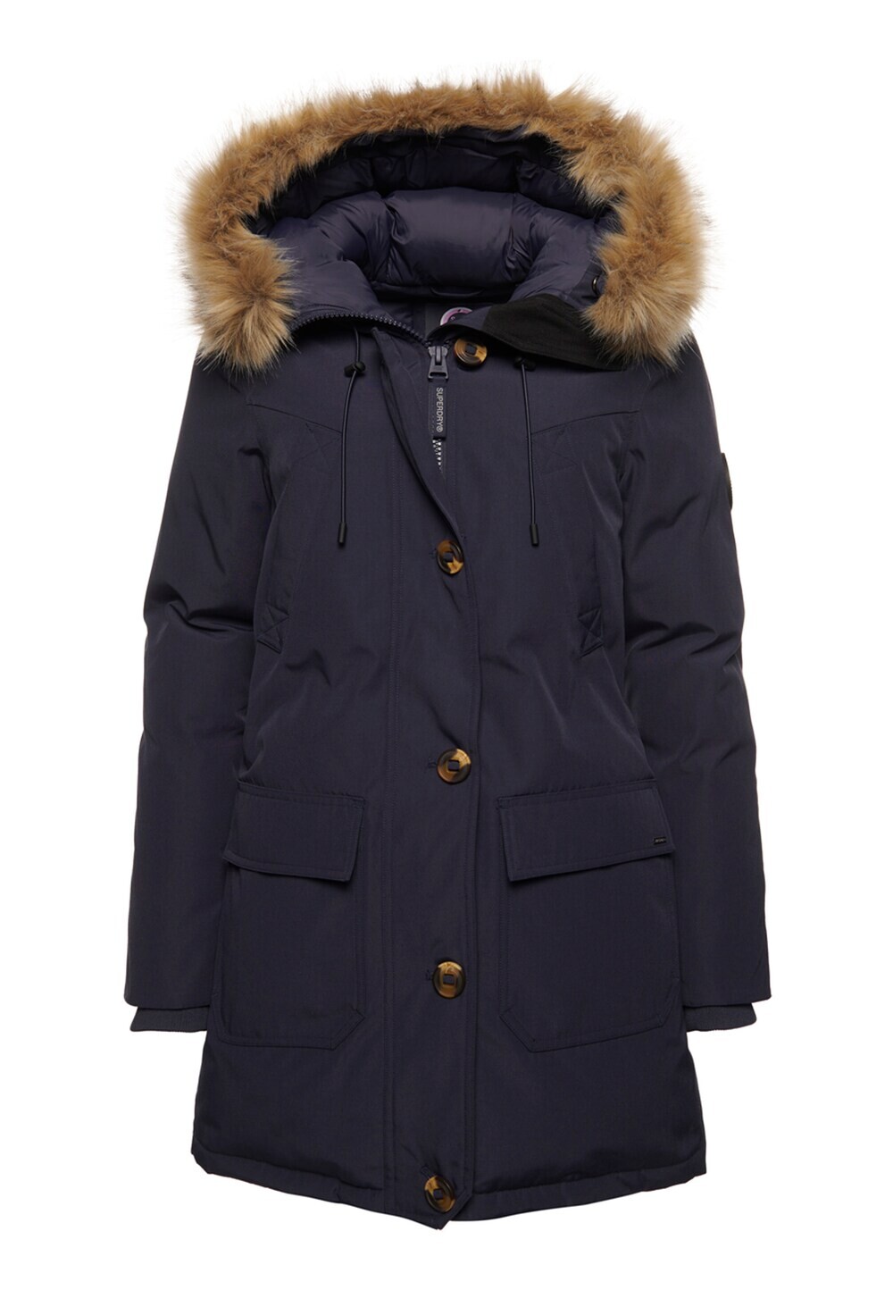 

Зимняя парка Superdry Rookie, морской синий