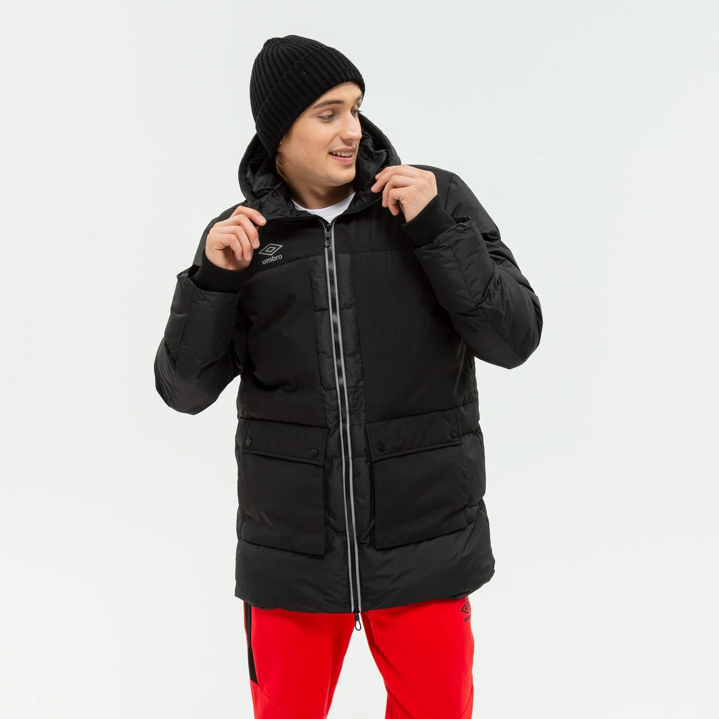 Куртка зимняя Umbro Favo, черный favo набор массажных масел favo 5 50мл 1 шт