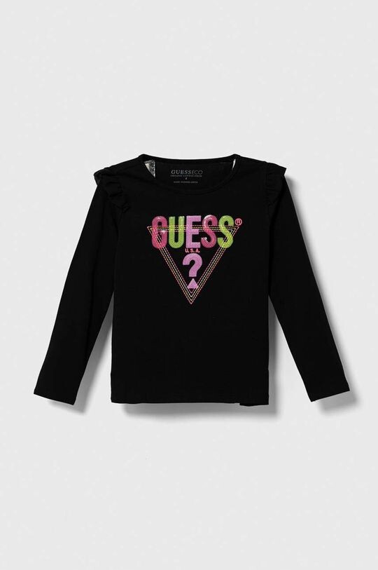 

Лонгслив Guess для детей, черный