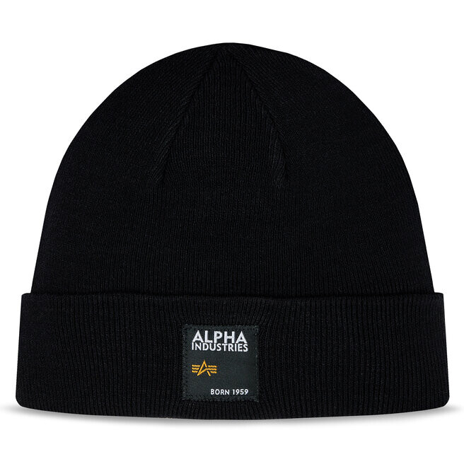 

Шапка Alpha Industries LabelBeanie, черный