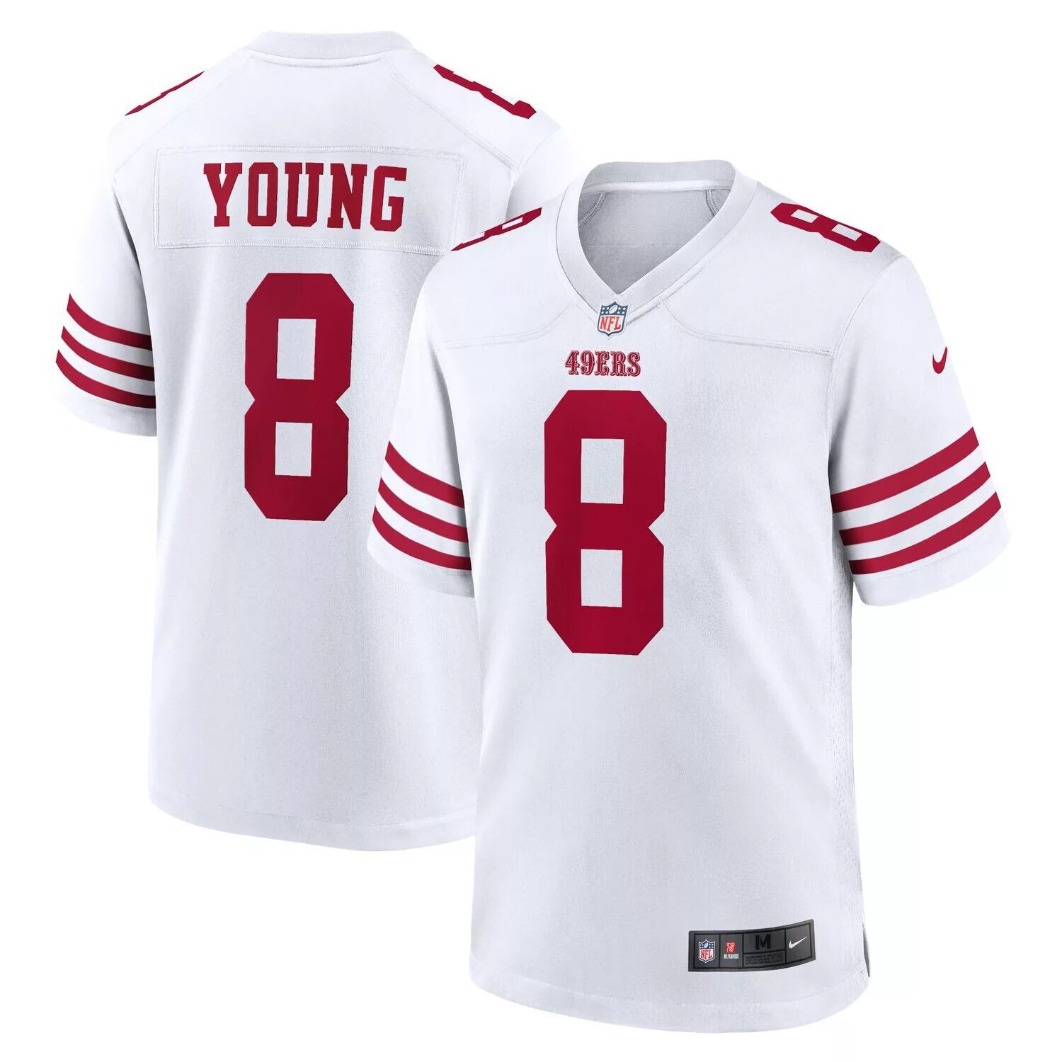 

Мужская футболка для пенсионеров «Стив Янг Уайт Сан-Франциско 49ers» Nike