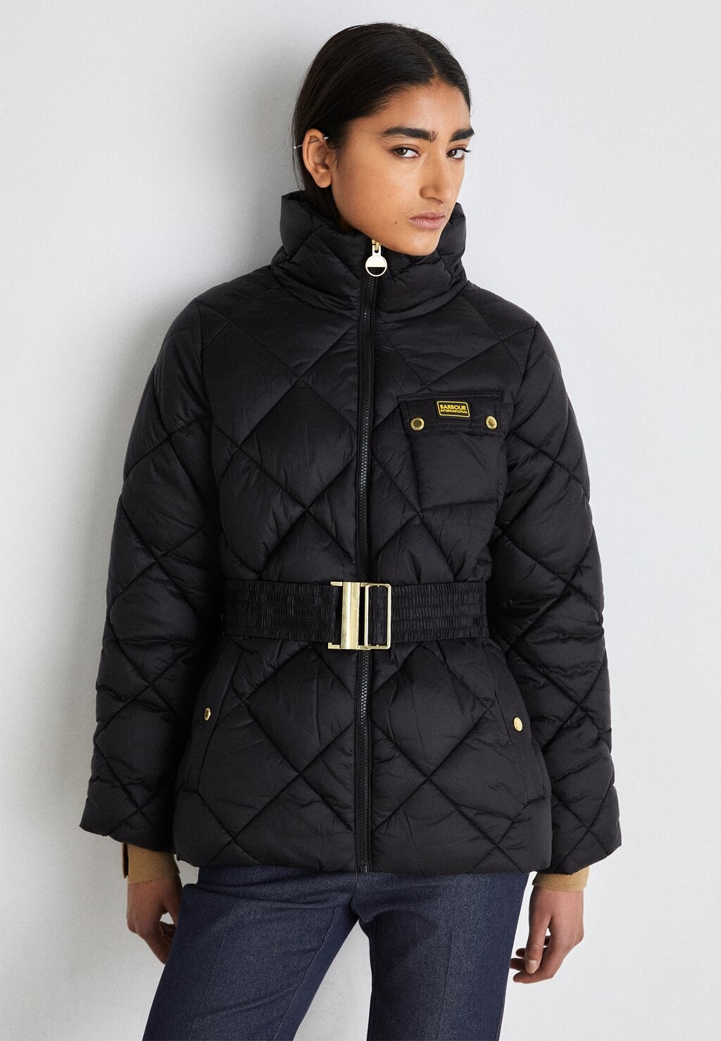 

Куртка зимняя AURORA QUILT Barbour International, черный