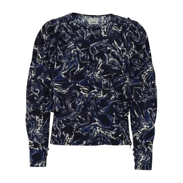 

Футболка zarga' silk blouse Isabel Marant, синий