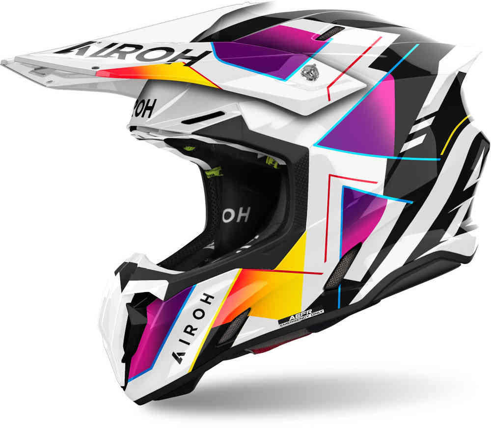 Шлем для мотокросса Twist 3 Rainbow Airoh цена и фото