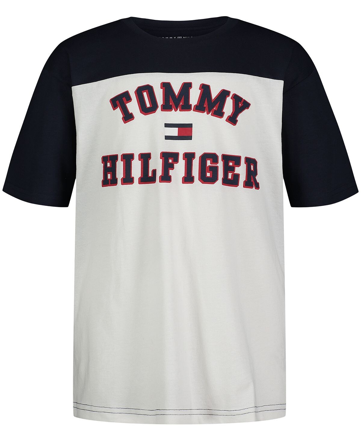 

Футболка с короткими рукавами и надписью Puckdrop для мальчиков для малышей Tommy Hilfiger