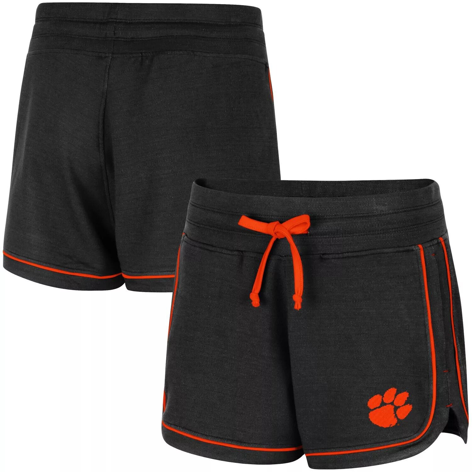 

Женские черные шорты Tri-Blend Clemson Tigers Lil Sebastian Colosseum Colosseum