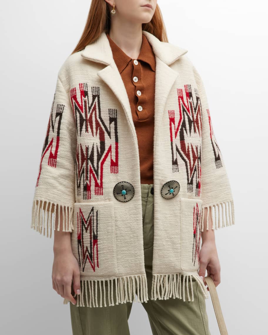 

Куртка Freya Ikat с бахромой FORTELA