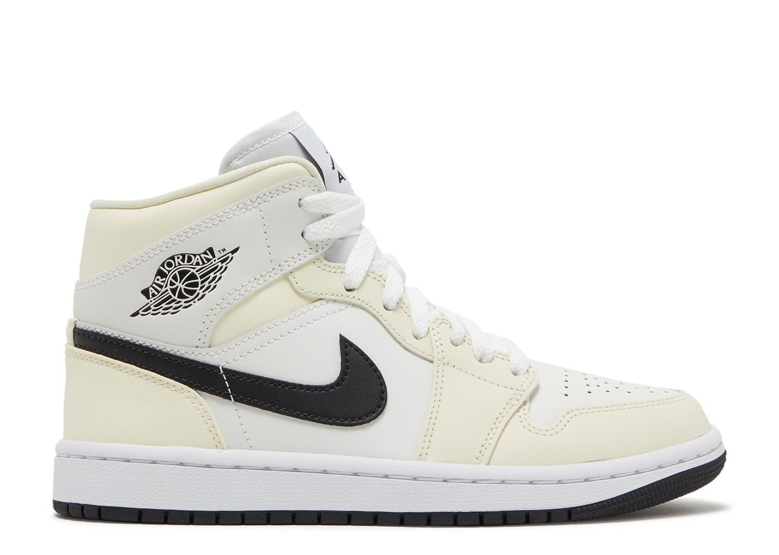 Кроссовки Air Jordan Wmns Air Jordan 1 Mid 'Coconut Milk', белый кроссовки утепленные женские demix sprinter vibe mid черный