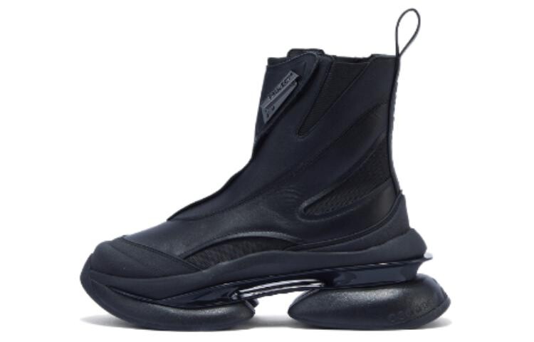 

Кроссовки LiNing Lifestyle Shoes Women's High-top Dark Gray, черный/серый