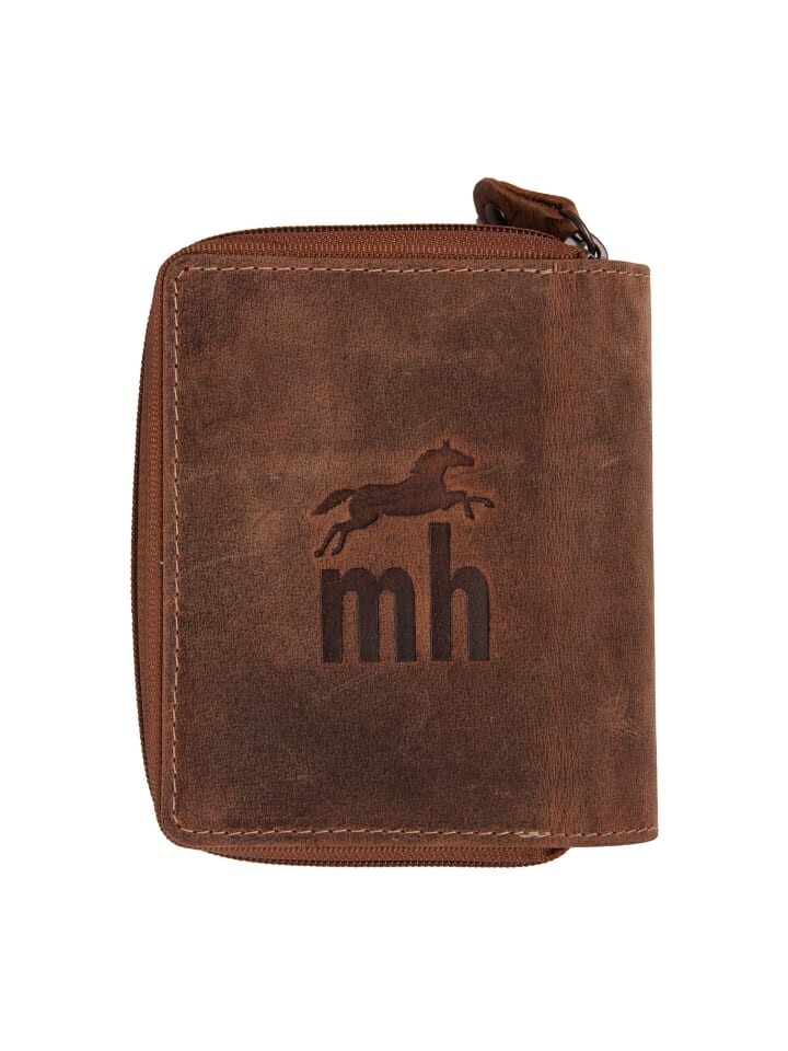 

Портмоне mh michael heinen hochwertiges Premiumleder, цвет middle brown