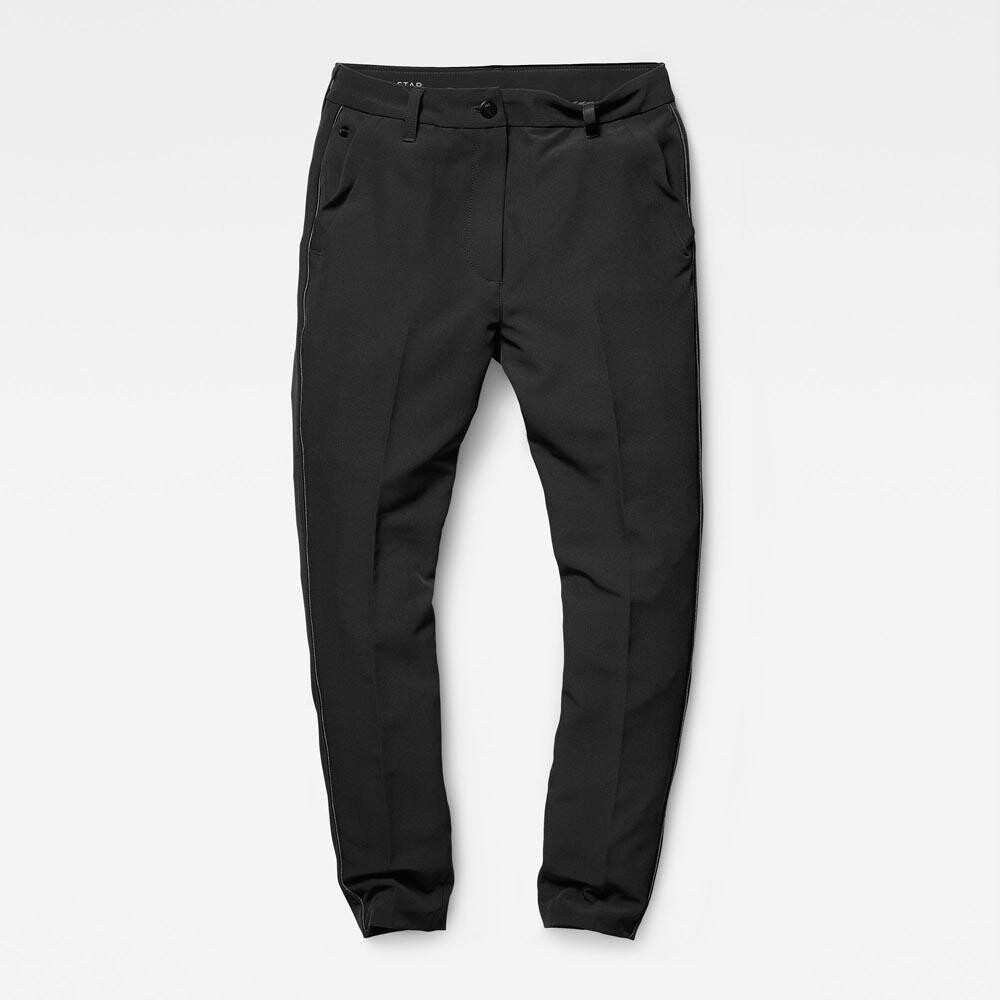

Брюки G-Star Bronson High Waist Skinny Piping Chino, черный