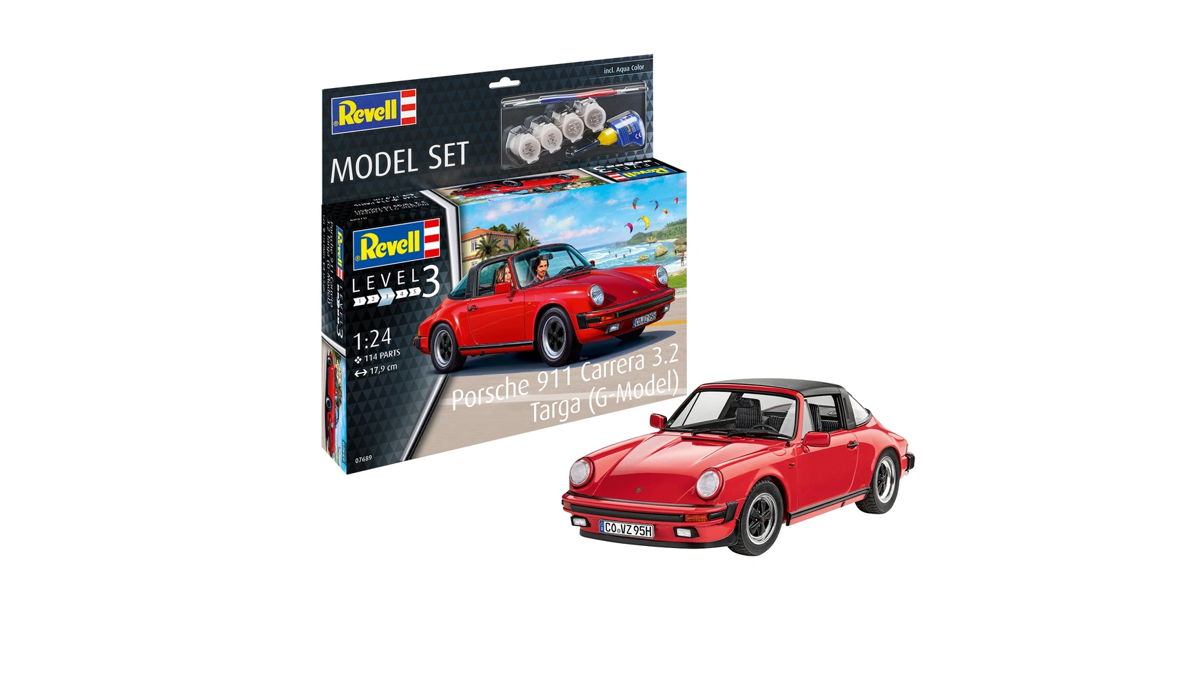 Revell Набор моделей Porsche 911 Carrera 32 Targa (G-модель) модель машины porsche 911 targa 4s 1 32 инерционная арт xa3231 71375