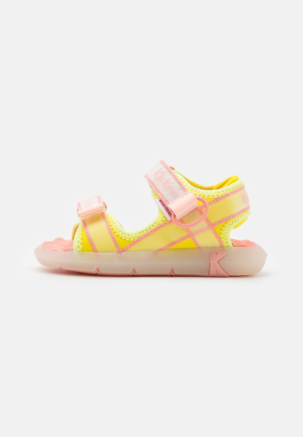 Босоножки с ремешками KICKJUNE Kickers, цвет rose/jaune