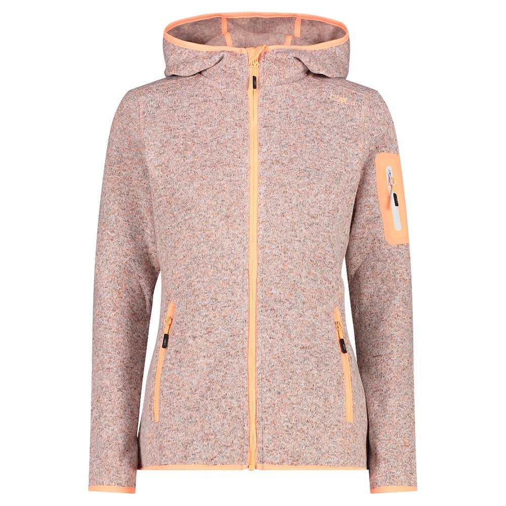 

Куртка CMP 3H19826 Hooded Fleece, розовый