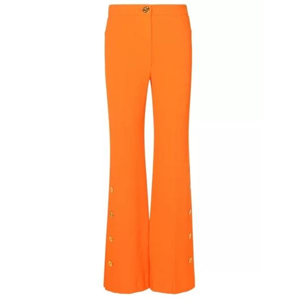 

Брюки flared virgin wool trousers Patou, оранжевый