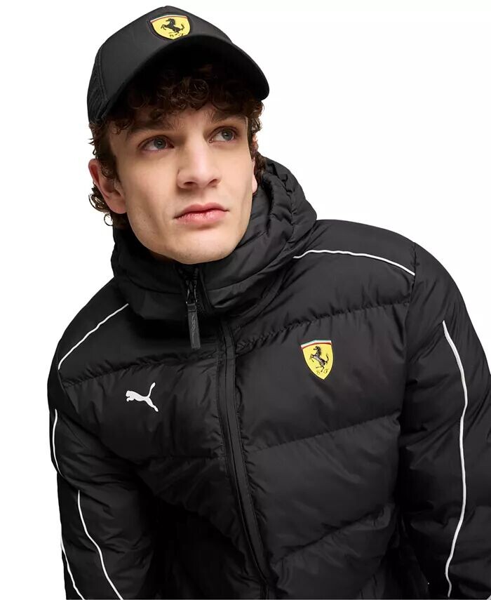 

Мужская кепка Trucker с логотипом Racing из коллаборации с Ferrari Puma, черный