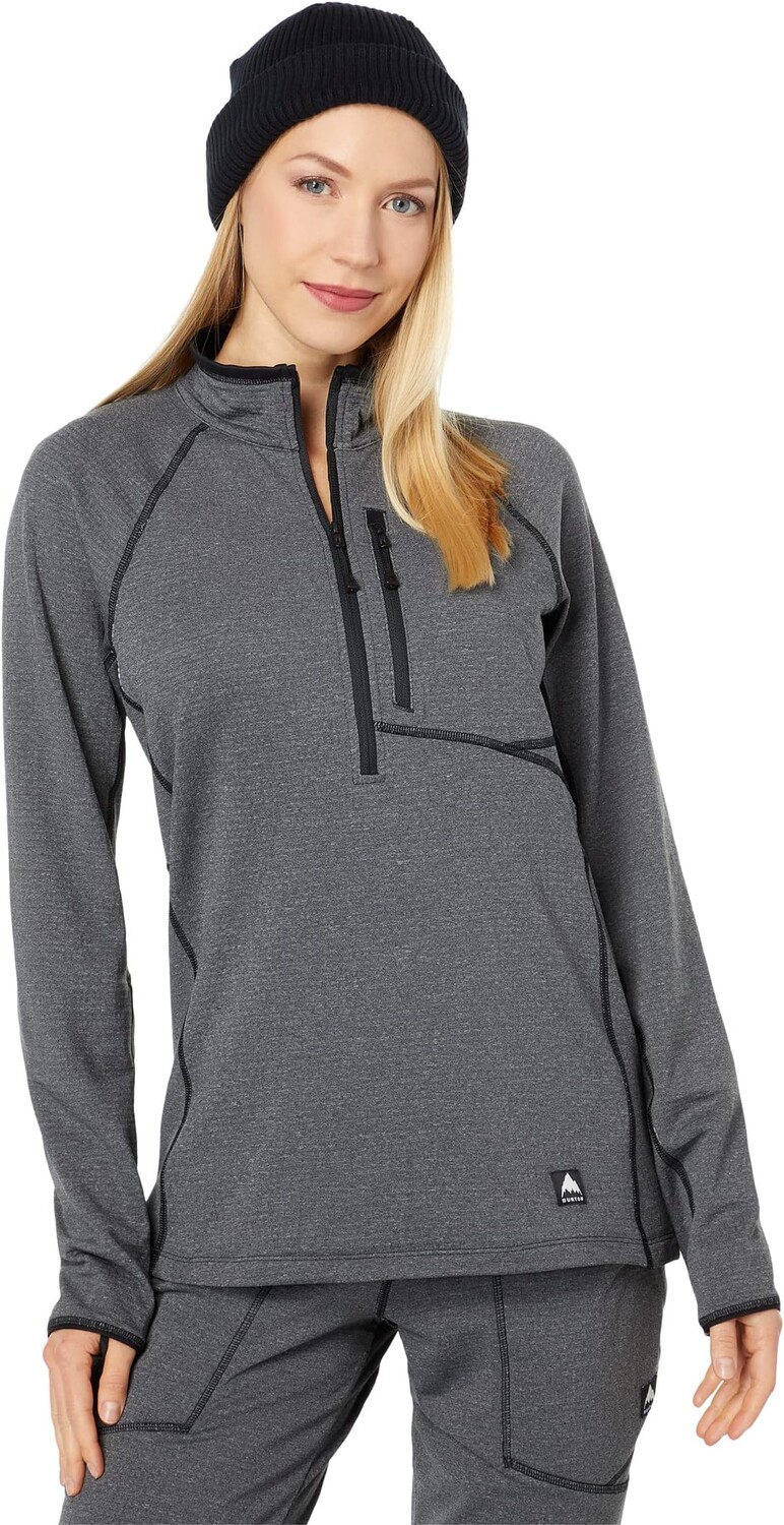 

Толстовка Stockrun Grid 1/2 Zip Fleece Burton, цвет True Black