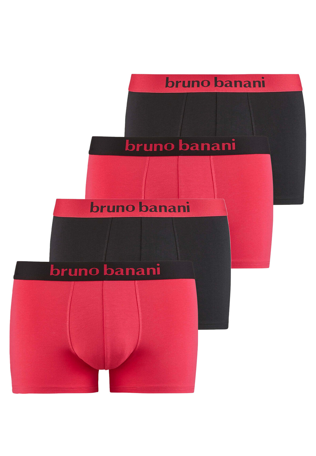 

Трусы Bruno Banani Retro Short/Pant Flowing, пурпурный/черный