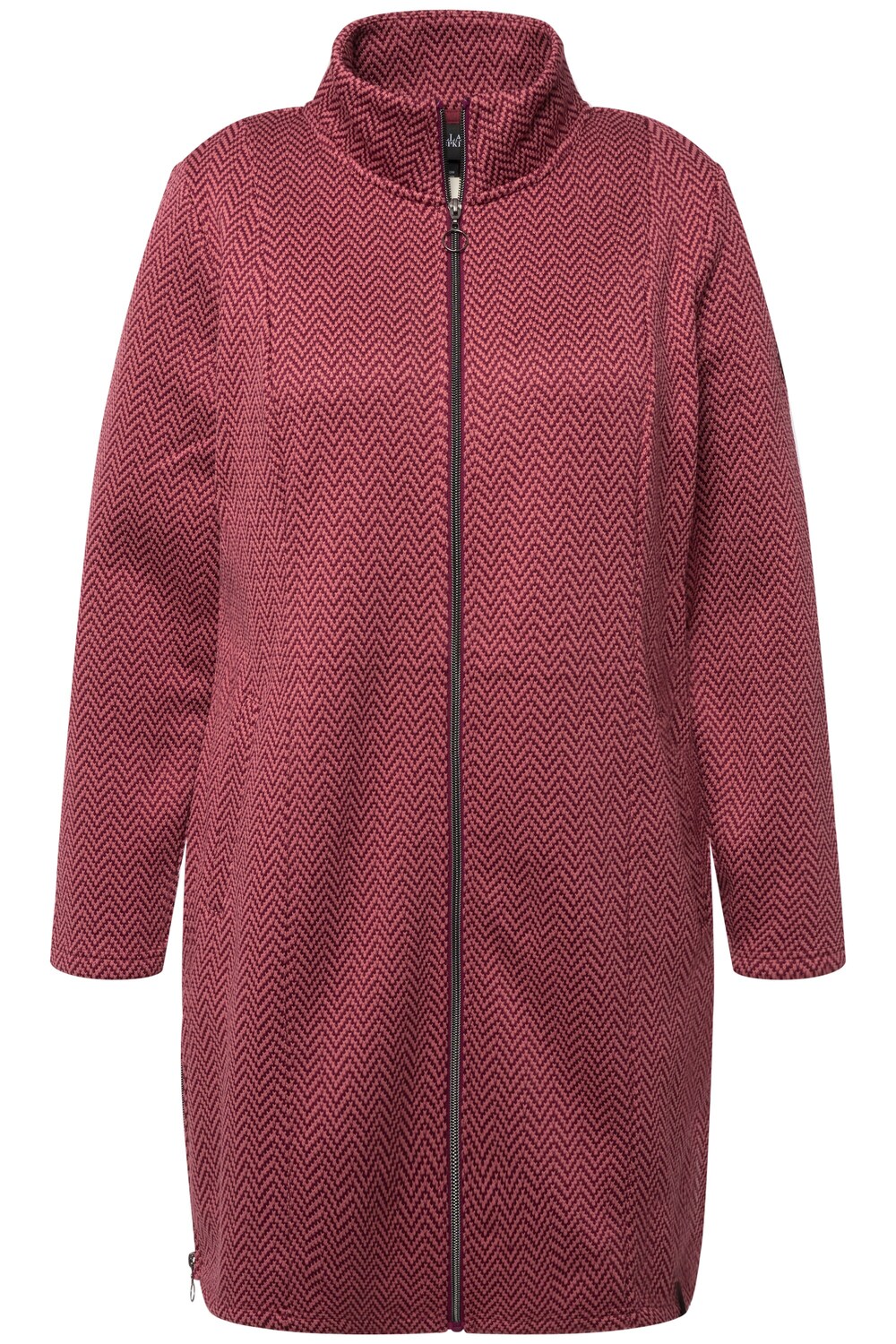 Межсезонное пальто Ulla Popken, ежевика/розовый межсезонное пальто ulla popken пестрый коричневый