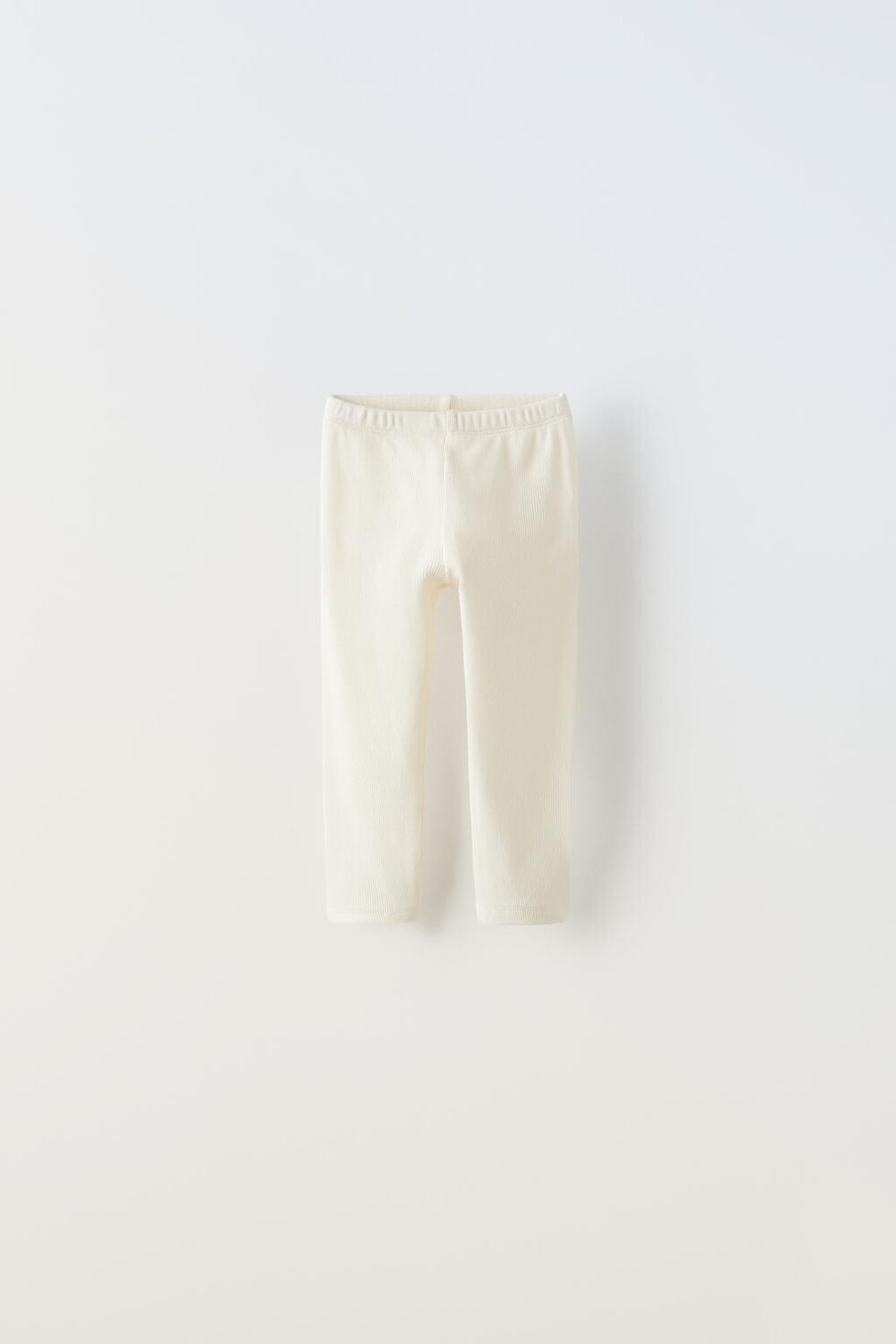 

Леггинсы в ребрику "second skin" ZARA, экрю